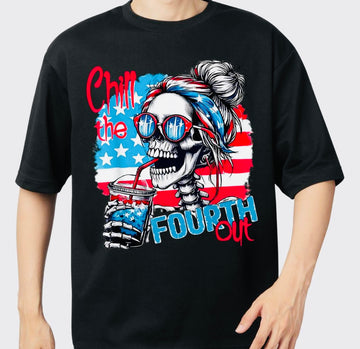 Chill The fourth out custom t-shirt