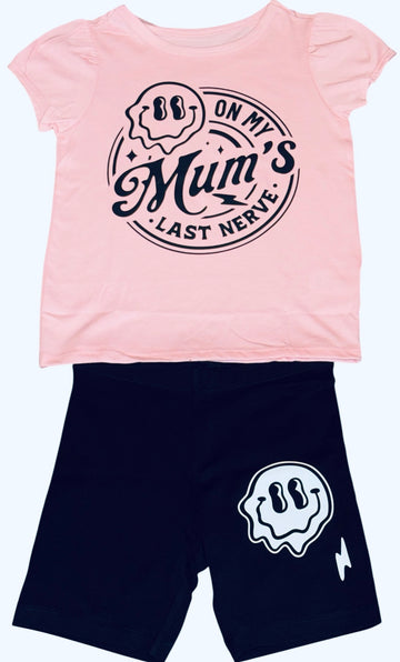 Pink -on mums last nerve outfit )